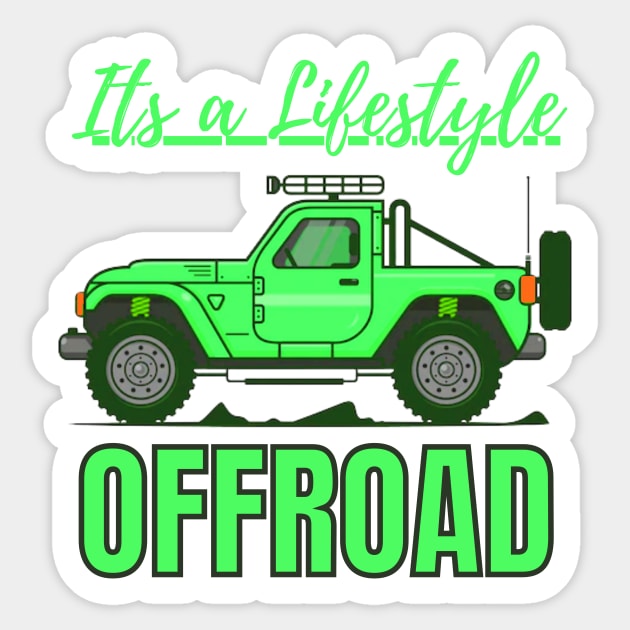 It's a lifestyle, OFFROAD Sticker by MOTOSHIFT